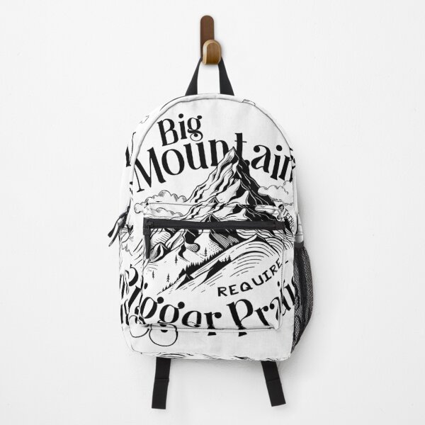 Item preview, Big Mountains Require Bigger Praise – Worship Faith and Encouragement Design designed and sold by MrTechies.