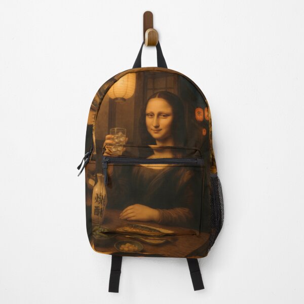 Item preview, Mona Lisa Drinking Shochu Japanese Vintage designed and sold by mildaclairmo.