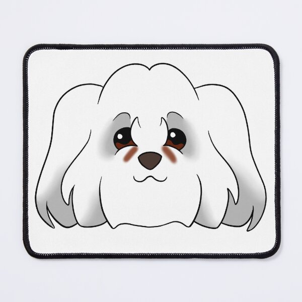 Item preview, White Coton de Tulear Tear Stains designed and sold by OliRoseArt.