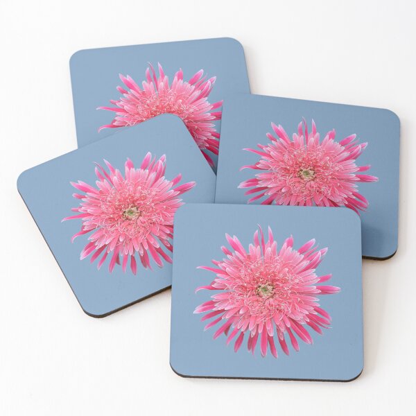 Item preview, Pink Gerbera on Light Blue designed and sold by STHogan2.