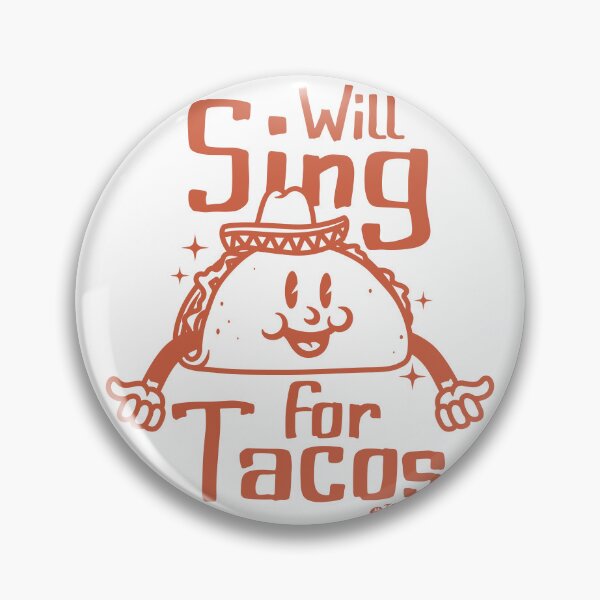 Item preview, Will Sing for Tacos – Funny Musician and Foodie Humor Design designed and sold by MrTechies.