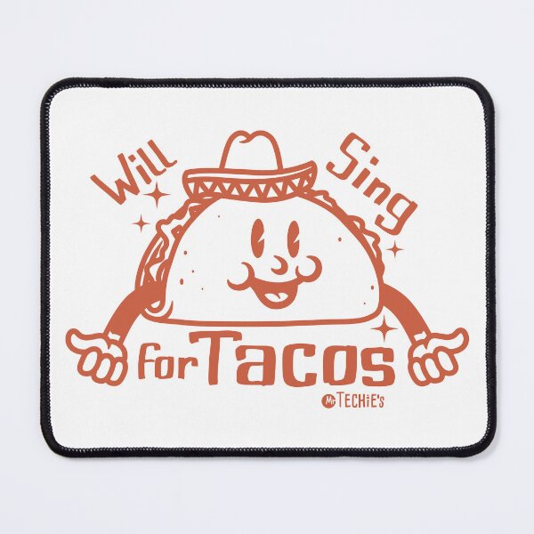 Item preview, Will Sing for Tacos – Funny Musician and Foodie Humor Design designed and sold by MrTechies.