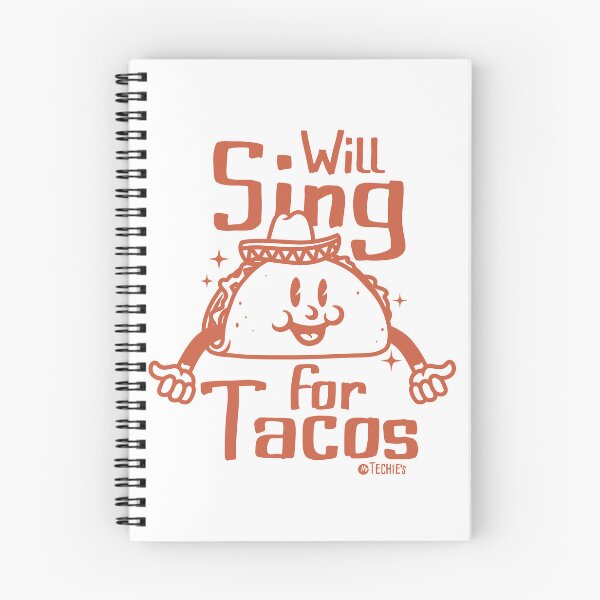 Item preview, Will Sing for Tacos – Funny Musician and Foodie Humor Design designed and sold by MrTechies.