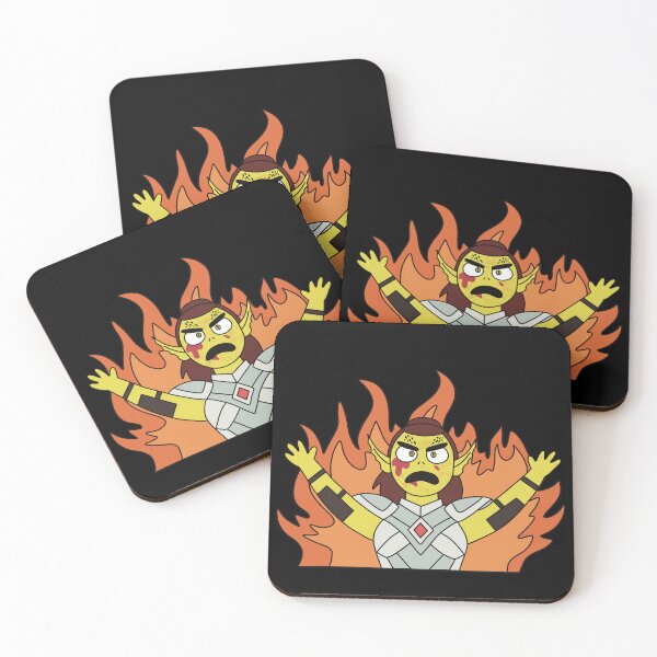 Item preview, Lae'zel on fire designed and sold by CheylaDesigns.
