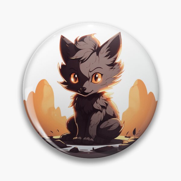 Item preview, Mystical Shadow Pup – Fantasy Wolf Art designed and sold by Killerkarpfen.