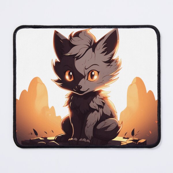 Item preview, Mystical Shadow Pup – Fantasy Wolf Art designed and sold by Killerkarpfen.
