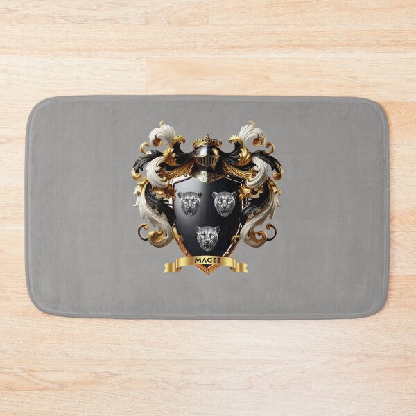 Item preview, Magee Family Crest – Irish Coat of Arms with Leopard Symbolism designed and sold by Highlandkings.