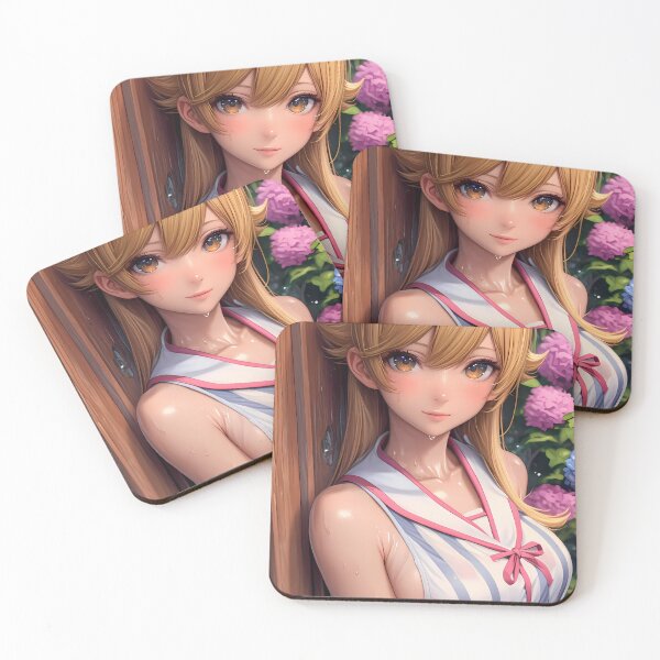Item preview, Bakemonogatari Shinobu Oshino Monogatari Wet Style Moment Anime Girl Vibes designed and sold by mildaclairmo.