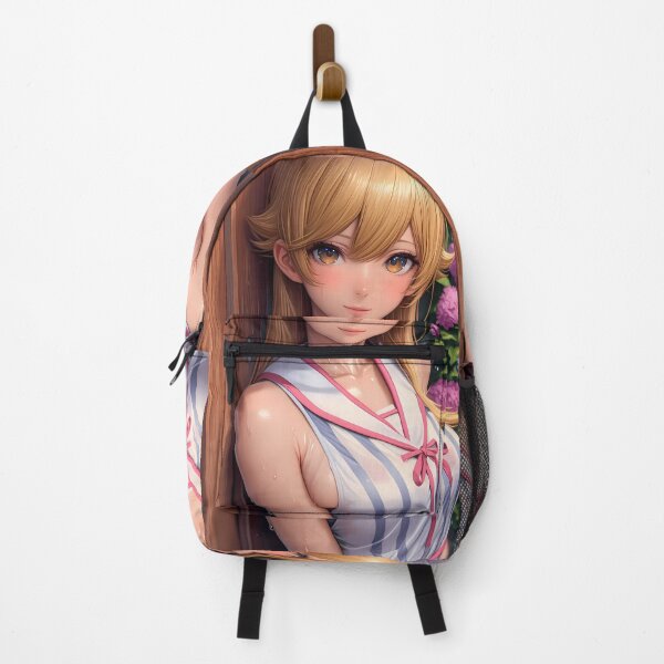 Item preview, Bakemonogatari Shinobu Oshino Monogatari Wet Style Moment Anime Girl Vibes designed and sold by mildaclairmo.