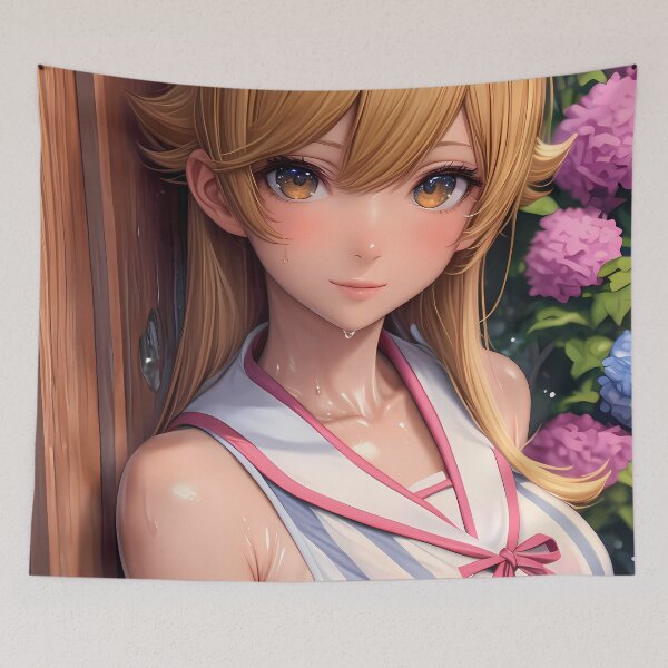 Aperçu de l'œuvre Bakemonogatari Shinobu Oshino Monogatari Moment de style humide Anime Girl Vibes créée et vendue par mildaclairmo.