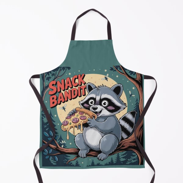 Item preview, Snack Bandit, Funny Raccoon Eating Pizza, Snack Thief, Raccoon Lover designed and sold by Dabbing Turtle Designs.