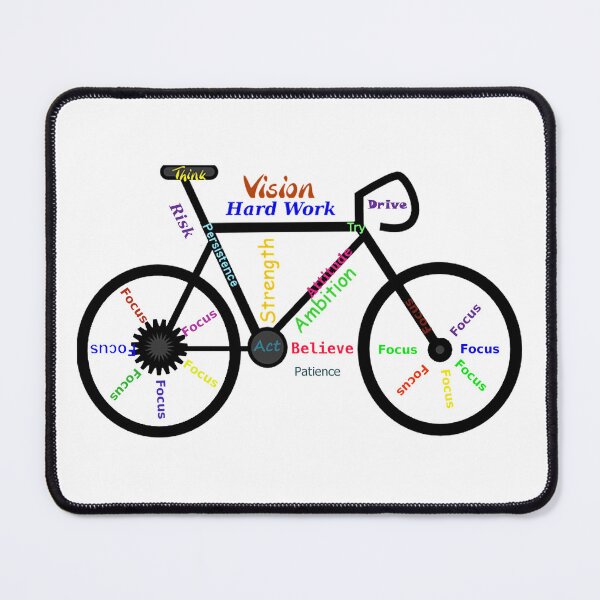 Item preview, Motivational Words, Biking, Cycling, Bike designed and sold by countrymouse.