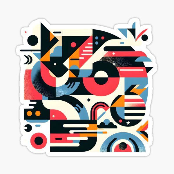 Item preview, Abstract Geometric Vibes Tee designed and sold by Route and Render.