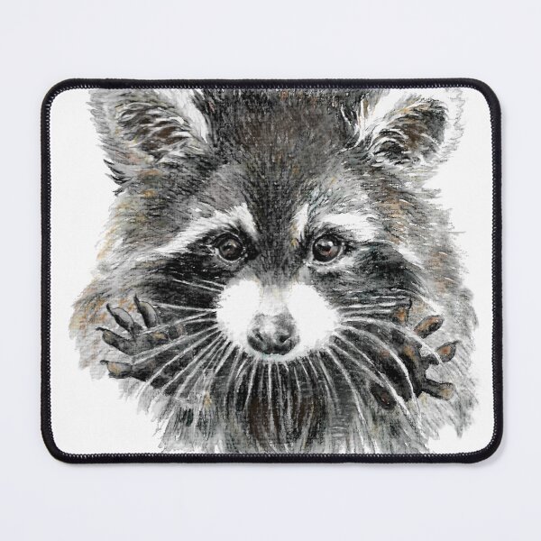 Item preview, Cute Watercolor Raccoon Animal Art Fun designed and sold by countrymouse.