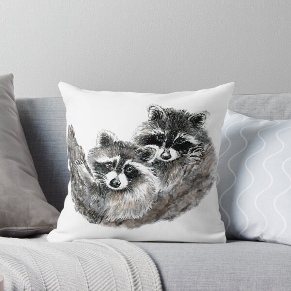 Item preview, Cute Watercolor Raccoon Animal Friends designed and sold by countrymouse.
