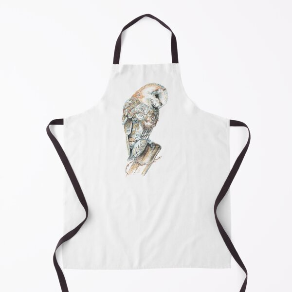 Item preview, Watercolor Barn Owl Bird Art designed and sold by countrymouse.