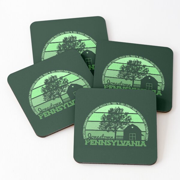Item preview, Logotipo retro vintage del orgullo local de Jonestown, Pensilvania, al atardecer designed and sold by CRHPOD20.