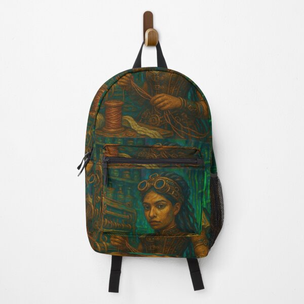 Item preview, "Tait at the Retrofuturistic Textile Workshop" designed and sold by VidyoeDesigns67.