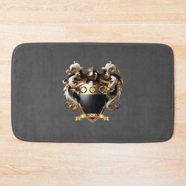 Item preview, Hogan Family Crest – Elegant Irish Coat of Arms in Black and Gold designed and sold by Highlandkings.