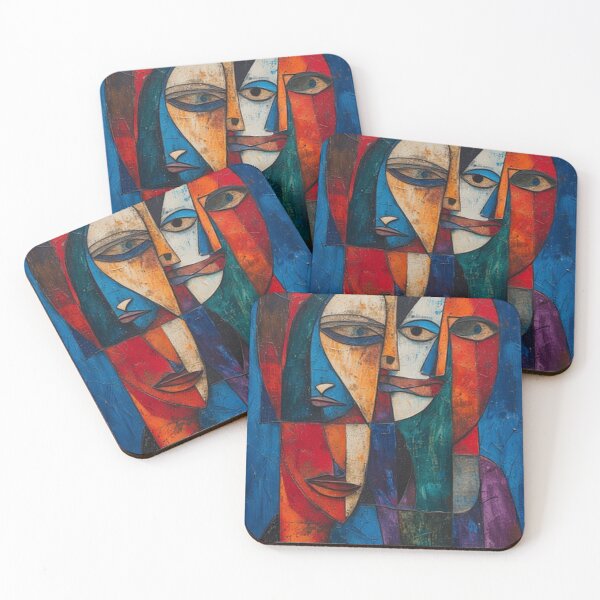 Item preview, Abstract Portrait Art designed and sold by TheDarkWardrobe.