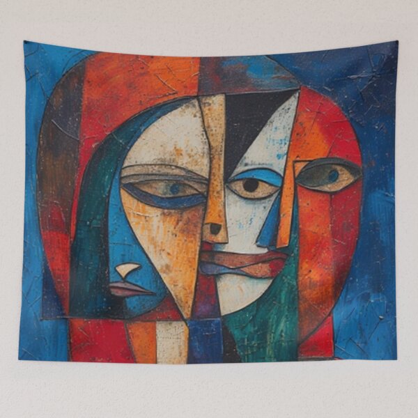 Item preview, Abstract Portrait Art designed and sold by TheDarkWardrobe.