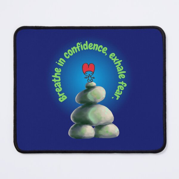 Item preview, Rocks stacking (Breathe in confidence, exhale fear.) designed and sold by Words Grow Wings.