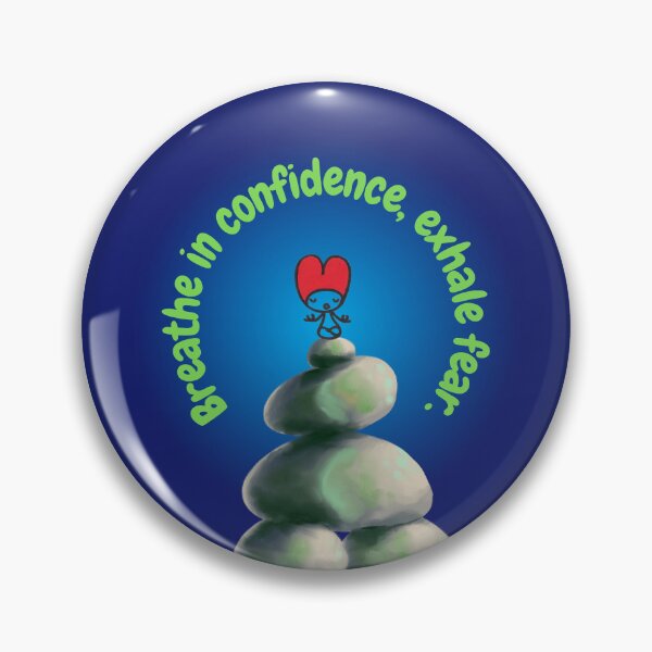 Item preview, Rocks stacking (Breathe in confidence, exhale fear.) designed and sold by Words Grow Wings.