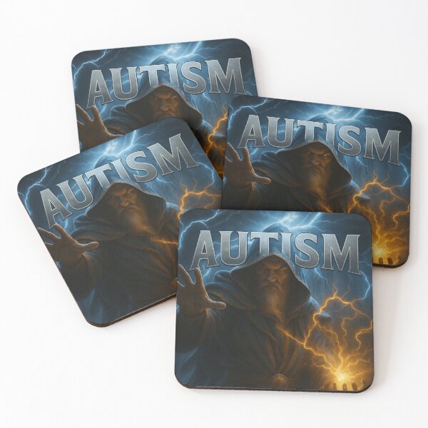 Item preview, Autism Wizard epic meme designed and sold by TooLazyToBrand.