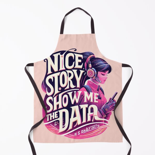 Item preview, Nice Story Now Show Me the Data, typography designed and sold by maxmaj.