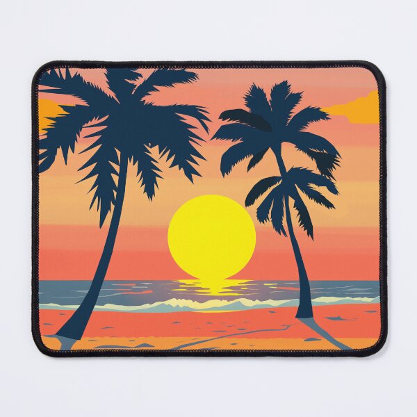 Item preview, A Beach Shore Illuminated By Lemon Neon Sunlight designed and sold by Felia001.