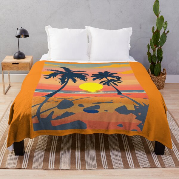 Item preview, A Beach Shore Illuminated By Lemon Neon Sunlight designed and sold by Felia001.