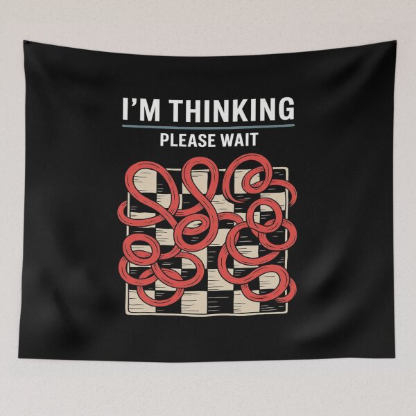 Item preview, I'm Thinking Chess designed and sold by MAKOPOKOShop.