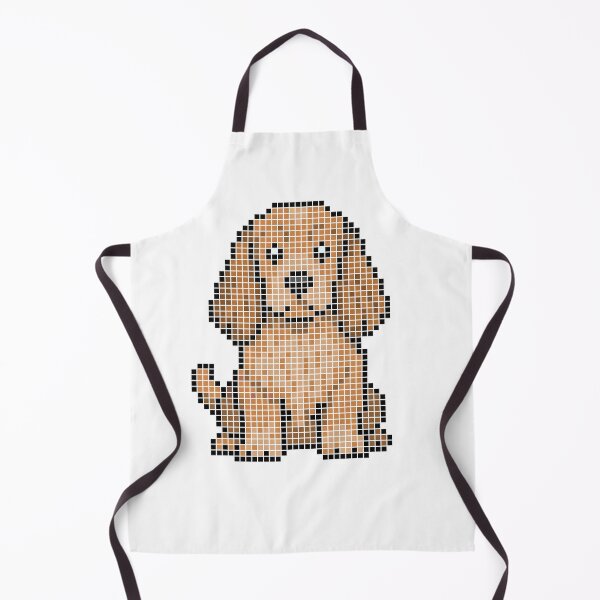 Item preview, Pixeled Cocker Spaniel (red) designed and sold by Brain Fart Buffet.