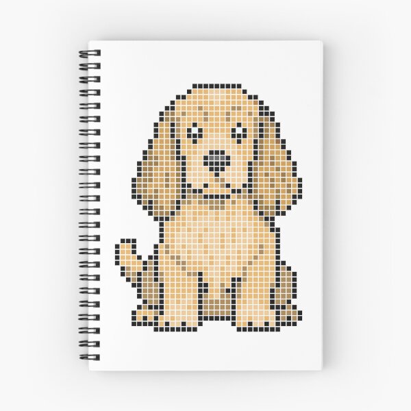 Item preview, Pixeled Cocker Spaniel (lemon) designed and sold by Brain Fart Buffet.