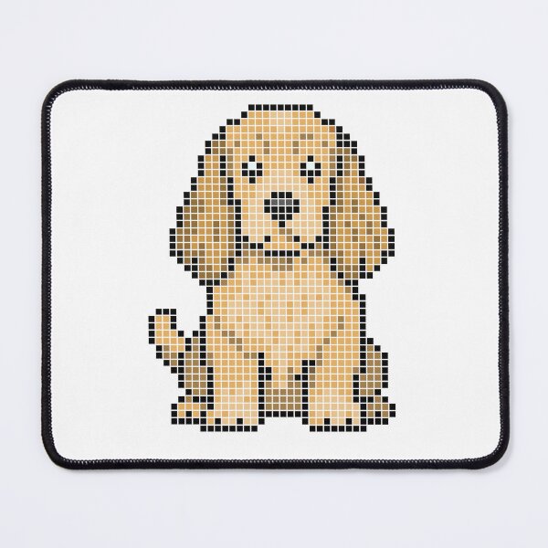 Item preview, Pixeled Cocker Spaniel (lemon) designed and sold by Brain Fart Buffet.