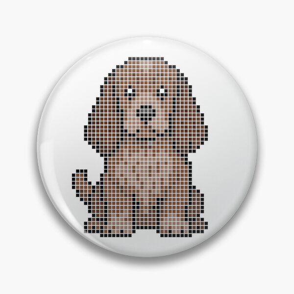 Item preview, Pixeled Cocker Spaniel (liver) designed and sold by Brain Fart Buffet.