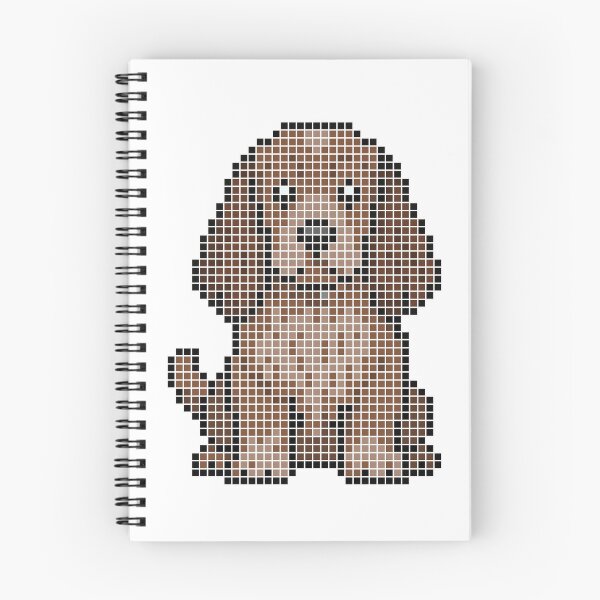 Item preview, Pixeled Cocker Spaniel (liver) designed and sold by Brain Fart Buffet.