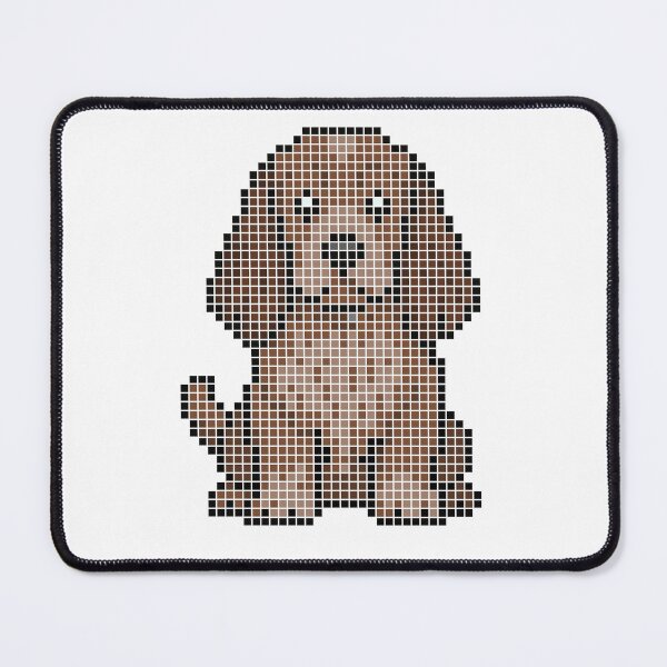 Item preview, Pixeled Cocker Spaniel (liver) designed and sold by Brain Fart Buffet.