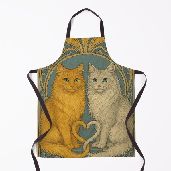 Item preview, Golden & Silver Hearts - Two Cats Weaving Love designed and sold by SammyMorry.