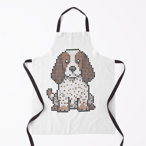 Item preview, Pixeled Cocker Spaniel (liver roan) designed and sold by Brain Fart Buffet.