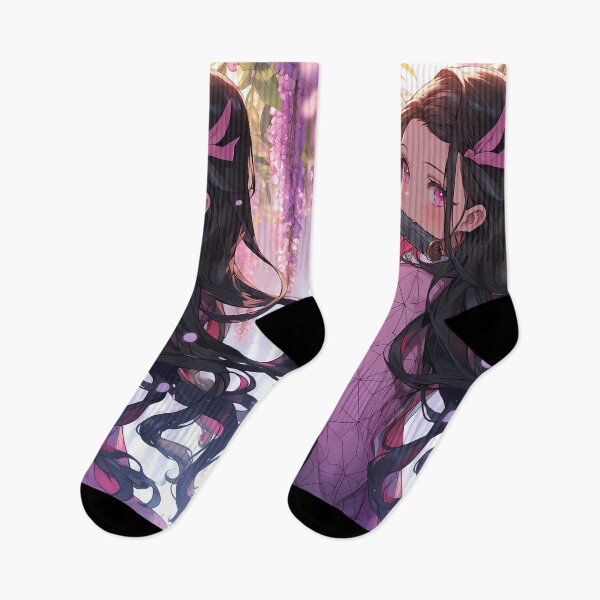 Item preview, Nezuko Kamado Anime Wisteria Garden of Innocence Mystery designed and sold by mildaclairmo.