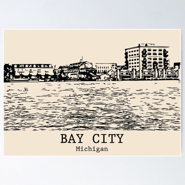 Item preview, Bay City - Michigan designed and sold by Lakeric.
