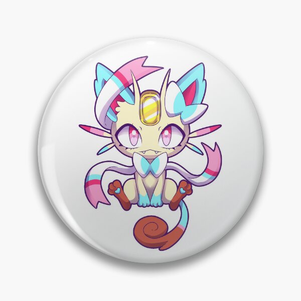 Item preview, Sylveon X Meowth Fushion Shiny designed and sold by SumoDoesArt.