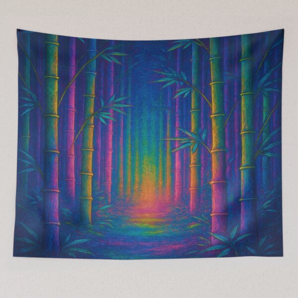 Item preview, Bamboo forest designed and sold by mayhaku.