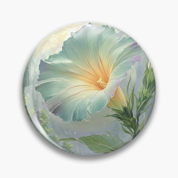 Item preview, Opalescent Moonflowers: A Celestial Bloom designed and sold by bloorose.