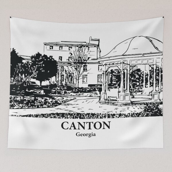 Item preview, Canton - Georgia designed and sold by Lakeric Cityscapes.