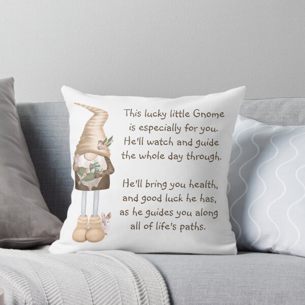 Item preview, Lucky Little Gnome Good Health Luck Fun designed and sold by countrymouse.