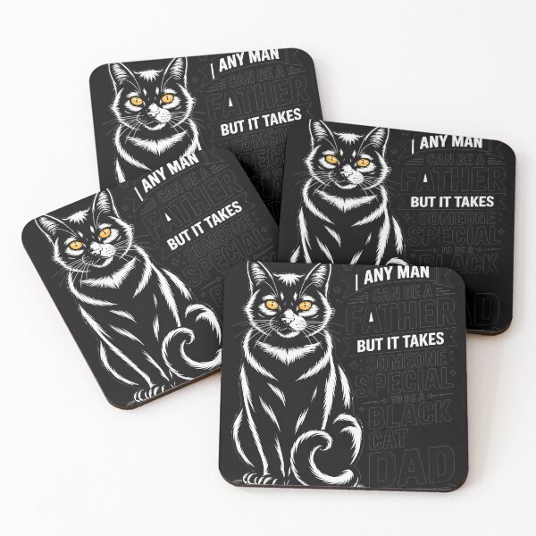 Item preview, It Takes Someone Special To Be A Black Cat Dad designed and sold by MAKOPOKOShop.