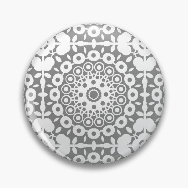 Item preview, Lacy white squares on a light gray background designed and sold by fuzzyfox.