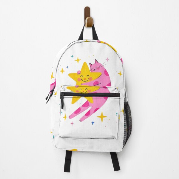 Item preview, Chat Magique câlinant une Étoile – Illustration Kawaii et Fantaisie designed and sold by MeowLoka ⭐⭐⭐⭐.